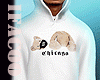 Bear White Hoodie