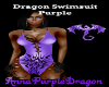 Dragon Swimsuit-Purple