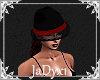Jeri Hat - Red Black