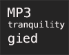MP3 tranquility