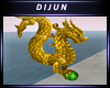D.H. Gold Jade Dragon