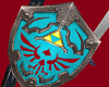 light blue hylian shield