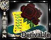 (MI) Derivable hat rose