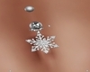 Snowflake Belly Piercing