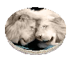 White-Lion Ottoman