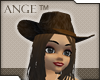 Ange Brown Cowgirl Hat