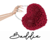 Baddie's Heart Purse Bag