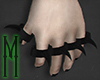 M. Claw Rings left Black