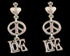 TF* Love Peace Earrings