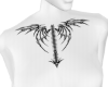 {W} tattoo dragon