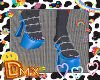 X. Y2K Blue Heels