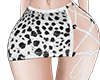 🅦.Leopard White Skirt