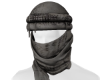 grey detail turban