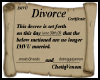 Divorce #1