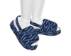 V Sandals Blue
