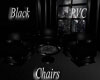 ~Black PVC Chairs~