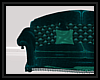Vntage Teal Couch