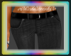 ;R;HD Blk Jeans w/Belt