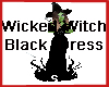 Wicked Witch Black Dress