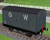 GWR 12ton box van gray