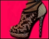 !$! Checkered Knit Heels