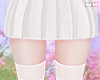 w. White Skirt + Socks M