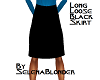 Long Loose Black Skirt