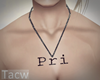 T| Necklace Name Pri