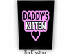 Daddy Kitten Frame