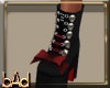 Gothic Skull Bow Boots