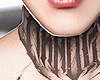 金 Gothic Neck Tattoo