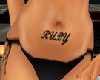 RUBINI belly tattoo