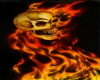 SKULL WITH FLAMES..