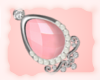 A: Blush stone earrings