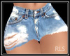 Denim Fray Shorts RLS