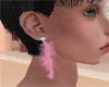 GO Pink Feather Earring