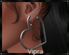 Heart Silver Earrings