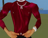 burgundy muscle top male