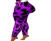 purple leopard pants