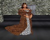 Brown Empire Gown