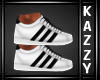 }KC{ White/Blk Shoe