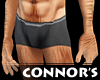 Connor's black boxers
