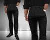 Suit black straight pant