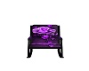 purple rose rockin chair