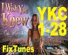 I Wish You Knew - Calyx
