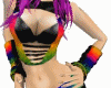 {fey}rainbow rave outfit