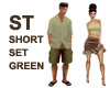 ST SHORT SET GREEN