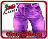 {CK} Purple Jean Shorts
