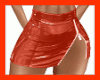 Sexy Red PVC Skirt