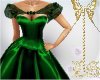 LSGreenSatinChristmasGow